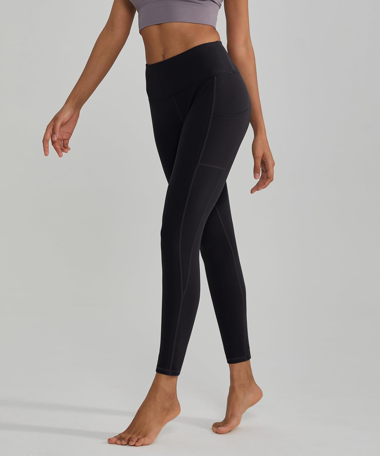 Elevate Your Workout with Anti-Nail Leggings for Women - Non-See-Through Yoga Pants Featuring Phone Pockets and Tummy Control