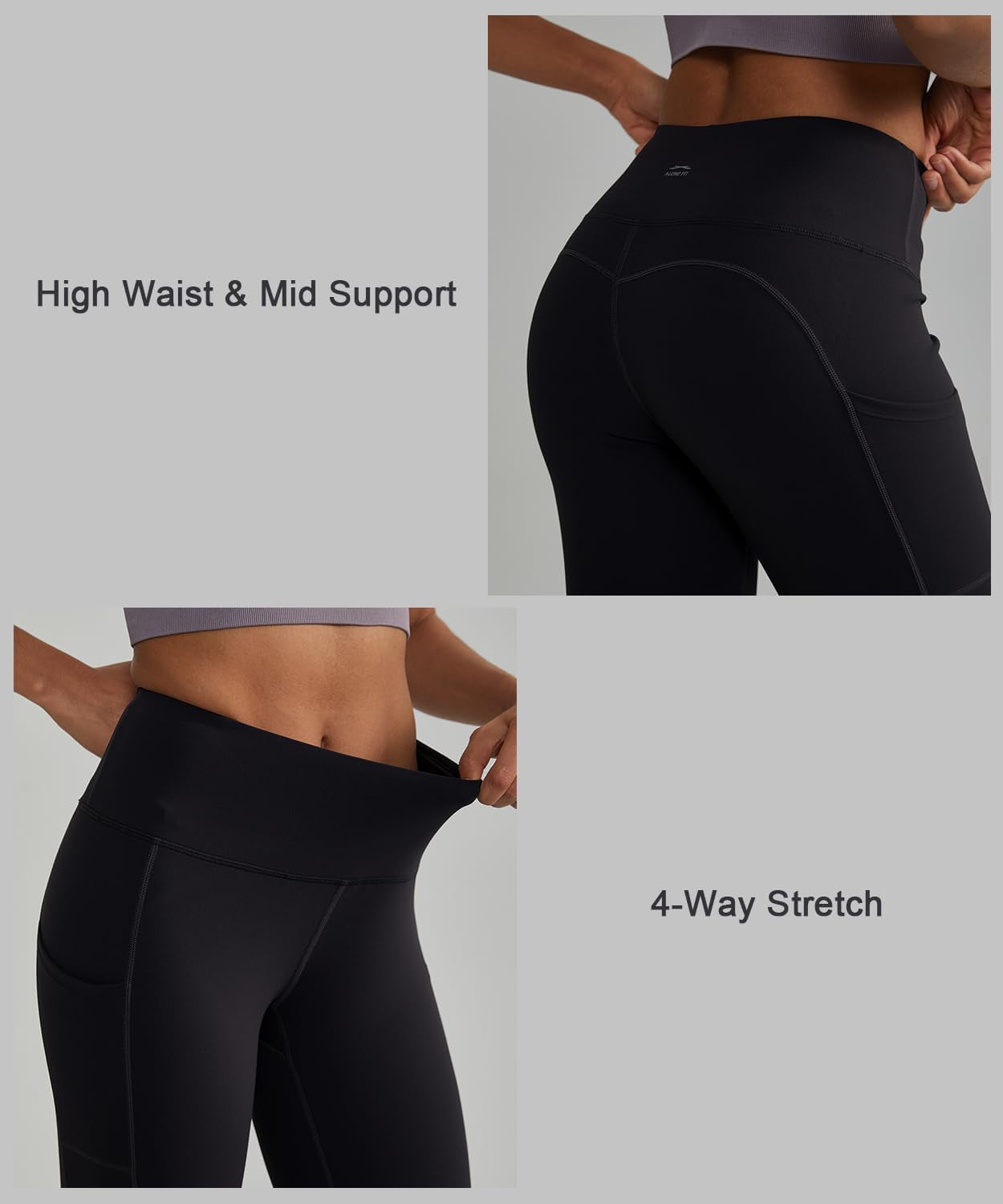 Elevate Your Workout with Anti-Nail Leggings for Women - Non-See-Through Yoga Pants Featuring Phone Pockets and Tummy Control