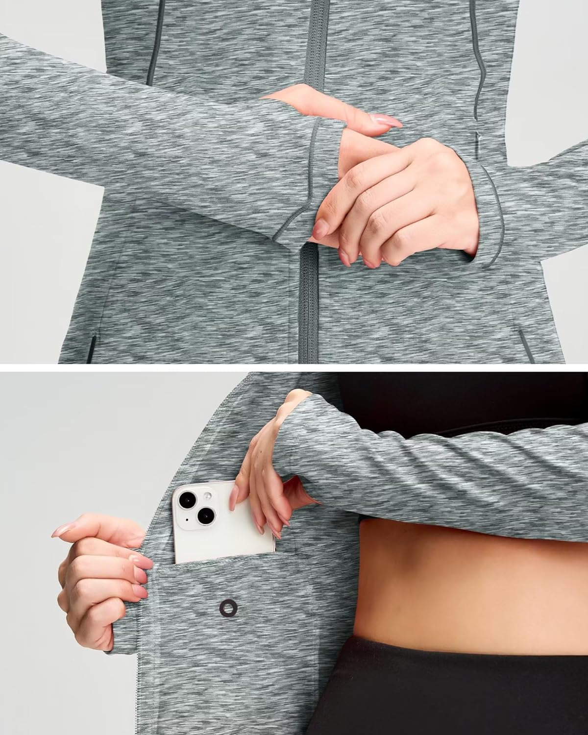 QUEENIEKE Womens Running Jackets Athletic Workout Scrub Jacket Track Full Zip up Gym for Women Yoga Top