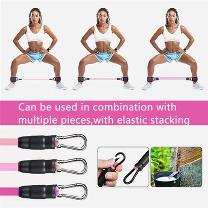 Maximize Your Workout with Our Versatile Resistance Band Set - Perfect Ankle Straps for Strength Training and Yoga!
