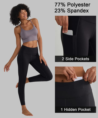 Elevate Your Workout with Anti-Nail Leggings for Women - Non-See-Through Yoga Pants Featuring Phone Pockets and Tummy Control
